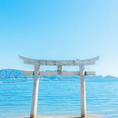 Torii with the Sea