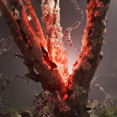 glowing woods