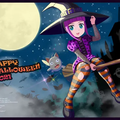Anime Chibi Gals - Halloween 2021