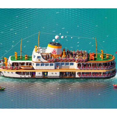 FRACTAL ISTANBUL - STEAMBOATS - PASABAHCE
