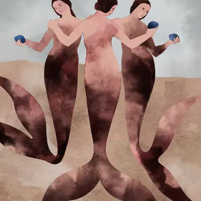Three Mermaid Graces 