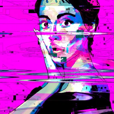 Portrait with effects