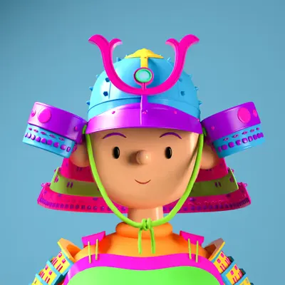 Samurai Toy Face