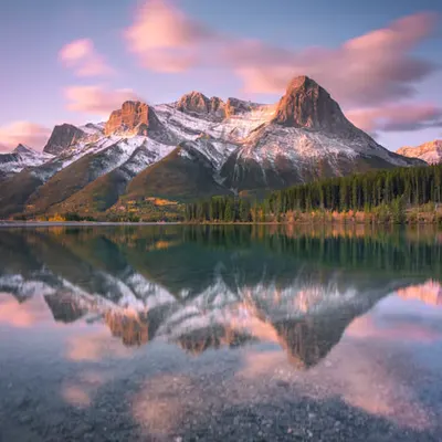 Pastel Dawn in Canmore