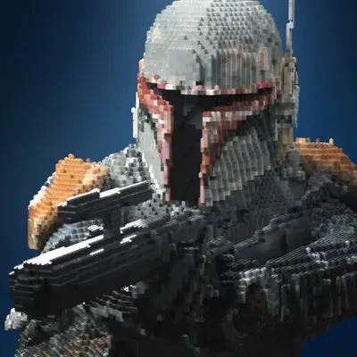 The Mandalorian Lego Hero.