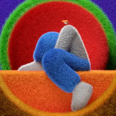 The fuzzy kid. 
