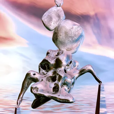 An empty shell lingers on top of its destiny