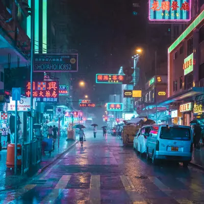 Mong Kok Downpour