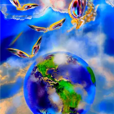 Angels Covering Earth