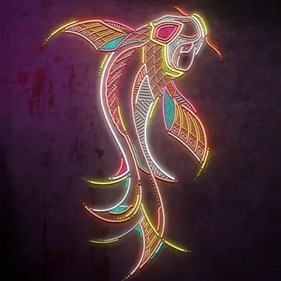Neon Koi