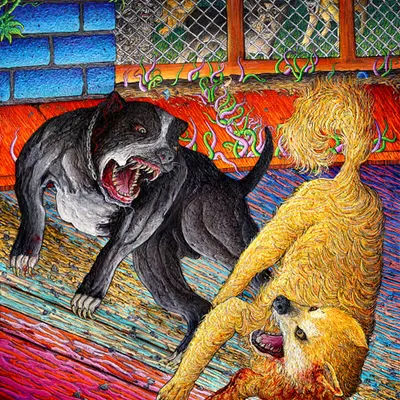 Pitbull VS. Akita