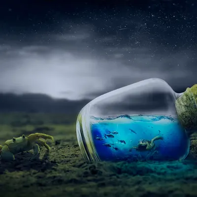 Another world on a bottle