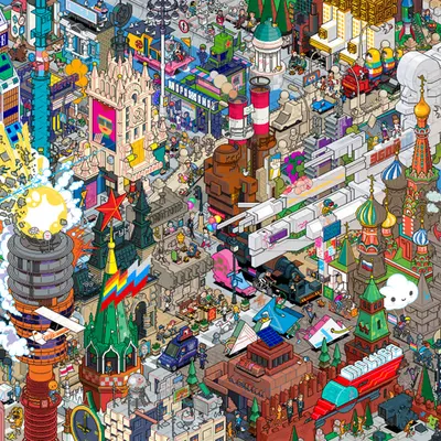 eBoy Moscow Pixorama