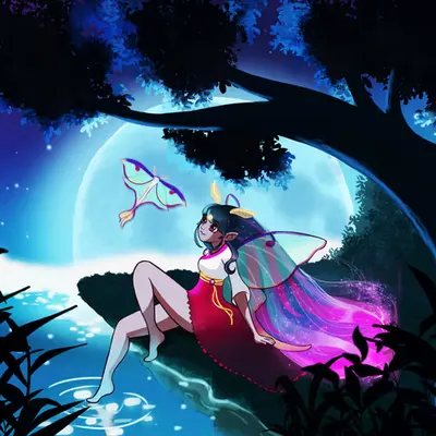 LUNA MOTH FAIRY