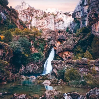 Skull waterfall