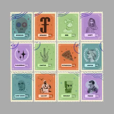 NFT collector stamp collection
