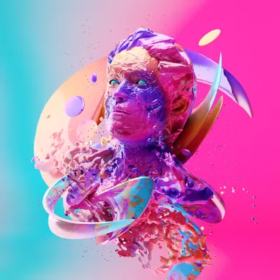 Portrait of a Collector (Iridescent Skittles)