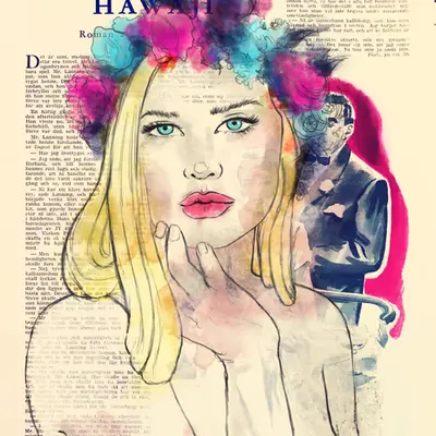 Vintage Girl "Summer"