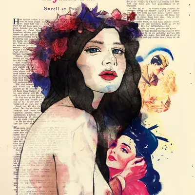 Vintage Girl "Winter"