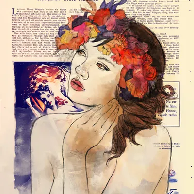 Vintage Girl "Autumn"