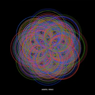 Generated Image From Sound #1: Ayatul Kursi
