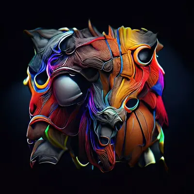 Colorful Horse