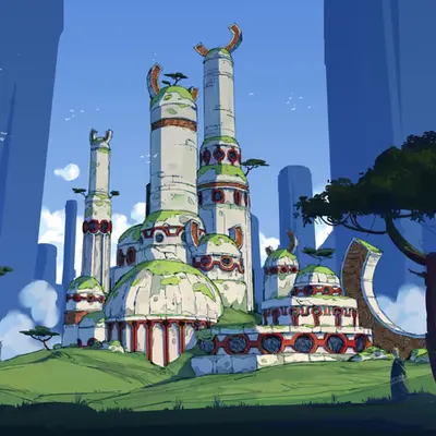 Alien Temple Ruin