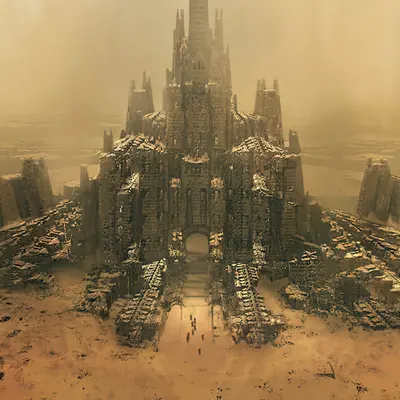 Crumbling city #1