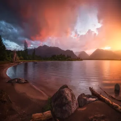 Fire on the Lake