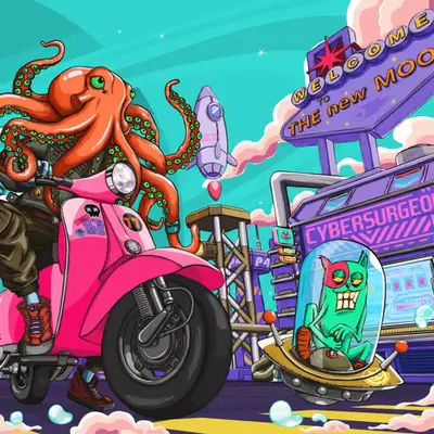 :SQUID AND THE SCOOTER: