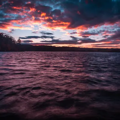 Laurel Lake Sunset (Workflow Series #3)