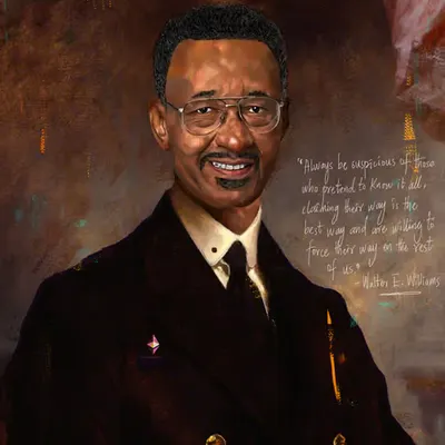 Portrait Of Walter E. Williams
