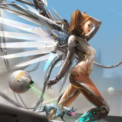 Cyberpunk angel #000.1