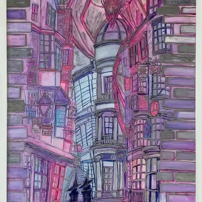 Diagon Alley Strawberry Pink