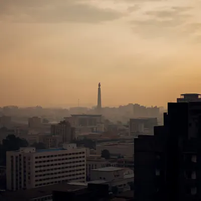 Sunrise in North Korea