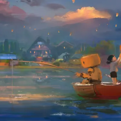 Evening boat