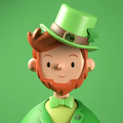 Leprechaun Toy Face