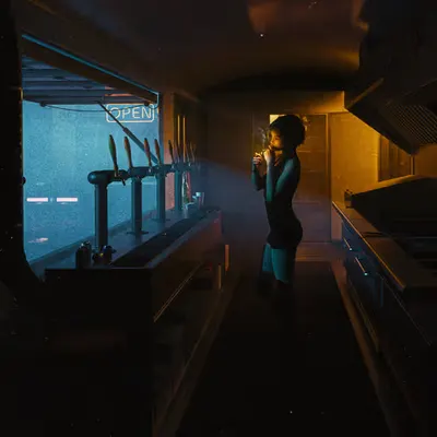 Midnight cigarette