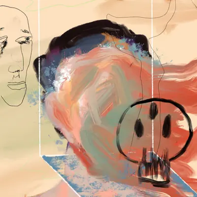 Modern art, acid, third eye skull etc.