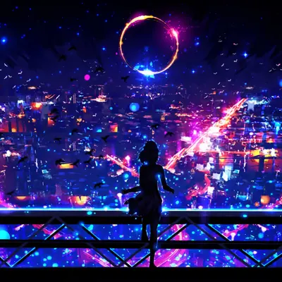 Glowing City