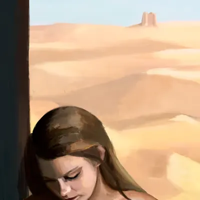 The Queen and her sandcastle