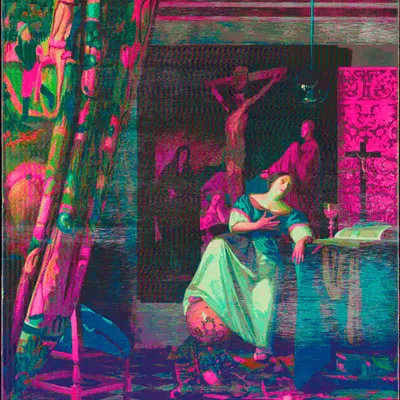 Allegory of the catholic faith - Processed