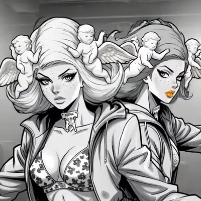 Blue Cherub Girls — Manga