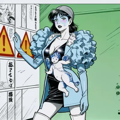 Blue Manga Reflections — Manga