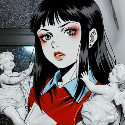 Pink Cherub Veils — Manga
