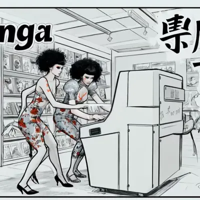 Pinky Cherub Twins — Manga