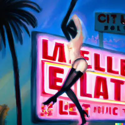 MISS AL SIMPSON X DALL-E 2 - LOST MOTEL 10