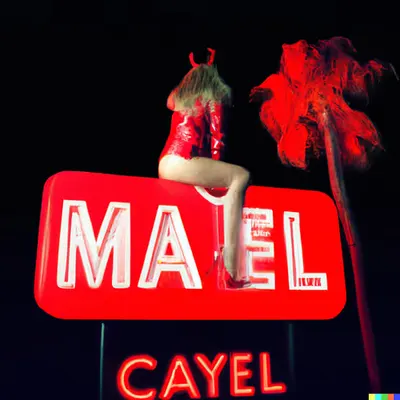 MISS AL SIMPSON X DALL-E 2 - LOST MOTEL 11