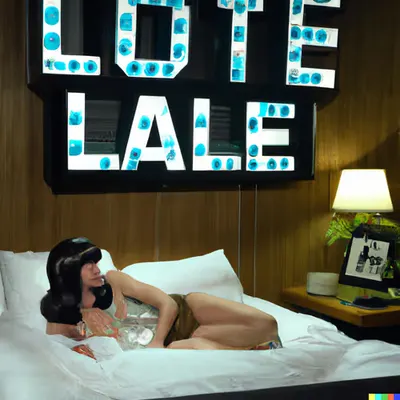 MISS AL SIMPSON X DALL-E 2 - LOST MOTEL 19