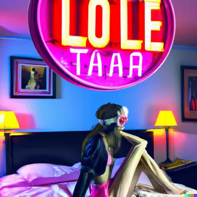 MISS AL SIMPSON X DALL-E 2 - LOST MOTEL 21